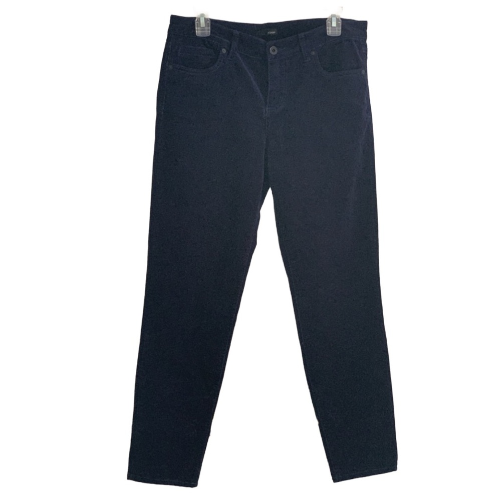 EDYSON Women's Navy Blue Skinny Corduroy Jean Pants Size: 30S